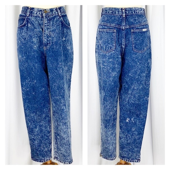 Vintage Denim - Vintage 80’s  Bon Jour Acid Wash High Waist Jeans